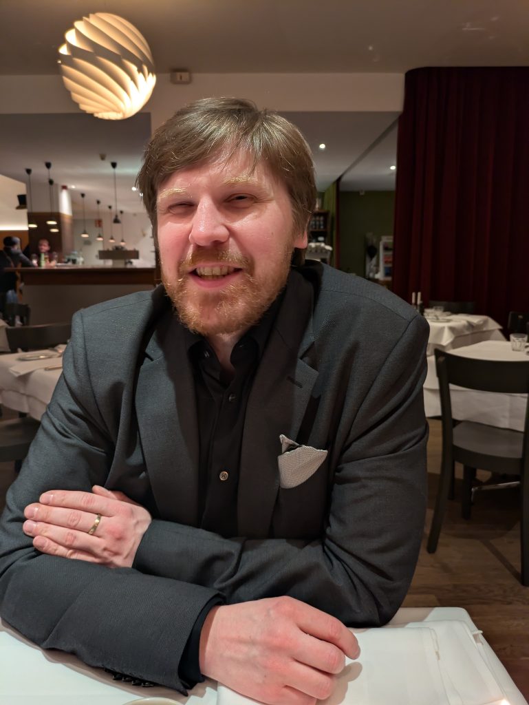 Ramón Rautenberg im Opernrestaurant